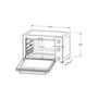Voir la diapositive 5 : CONTINENTAL EDISON Minifour électrique -Convection naturelle CONTINENTAL EDISON - CEMF60B3 - Noir - L60 x H39 x P 48 cm
