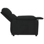 Voir la diapositive 5 : VIDAXL Fauteuil inclinable Noir Tissu