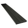 Voir la diapositive 2 : Habitat et Jardin Kit Clôture 8 x 1.6m composite - Kit de fixation offert - Gris foncé