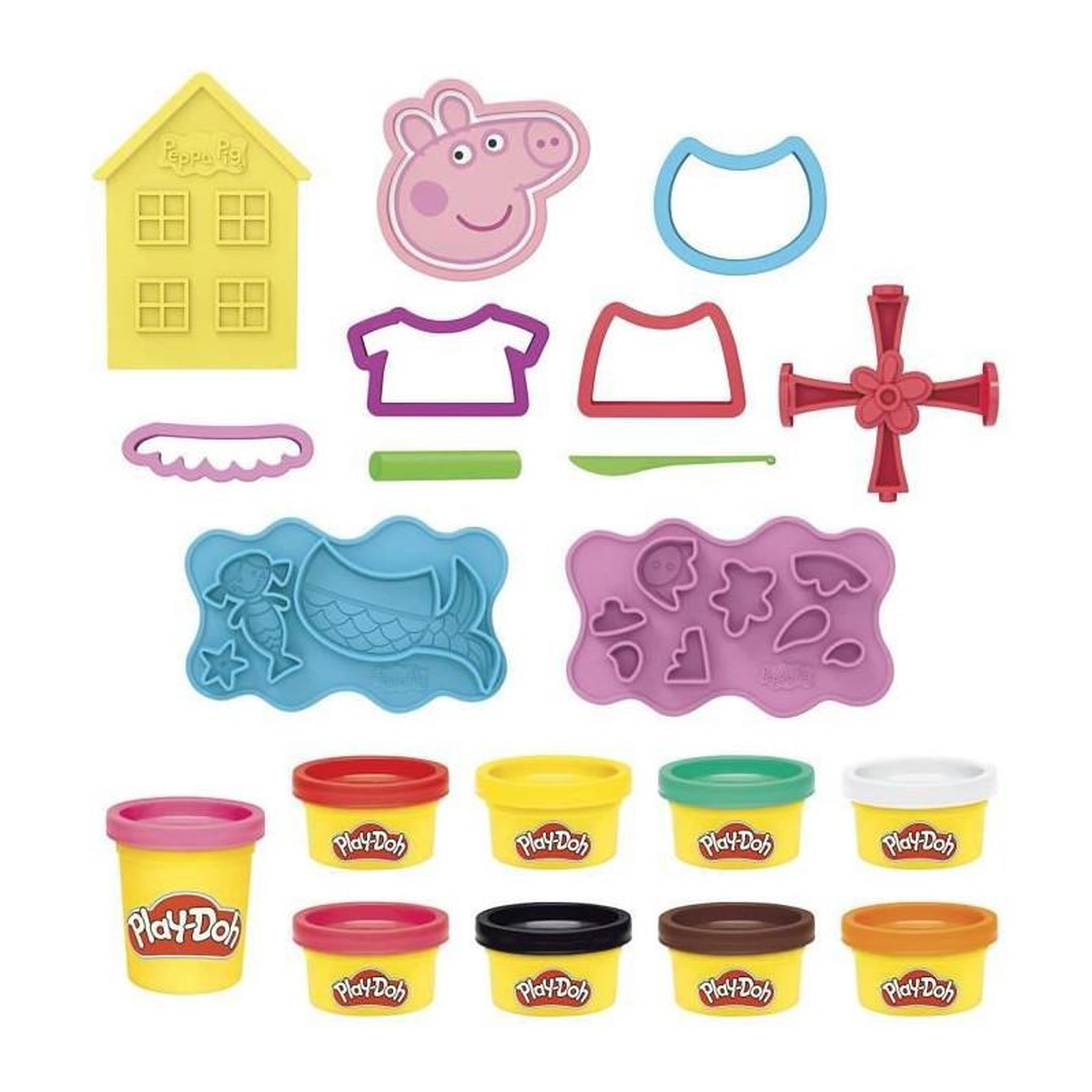 Voir la diapositive 2 : PLAYDOH Play-Doh - Pate A Modeler - Styles de Peppa Pig