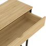 Voir la diapositive 6 : ID MARKET Console 1 tiroir WAYNE 2 étagères design industriel
