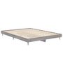 Voir la diapositive 5 : VIDAXL Cadre de lit sans matelas sonoma gris 135x190 cm