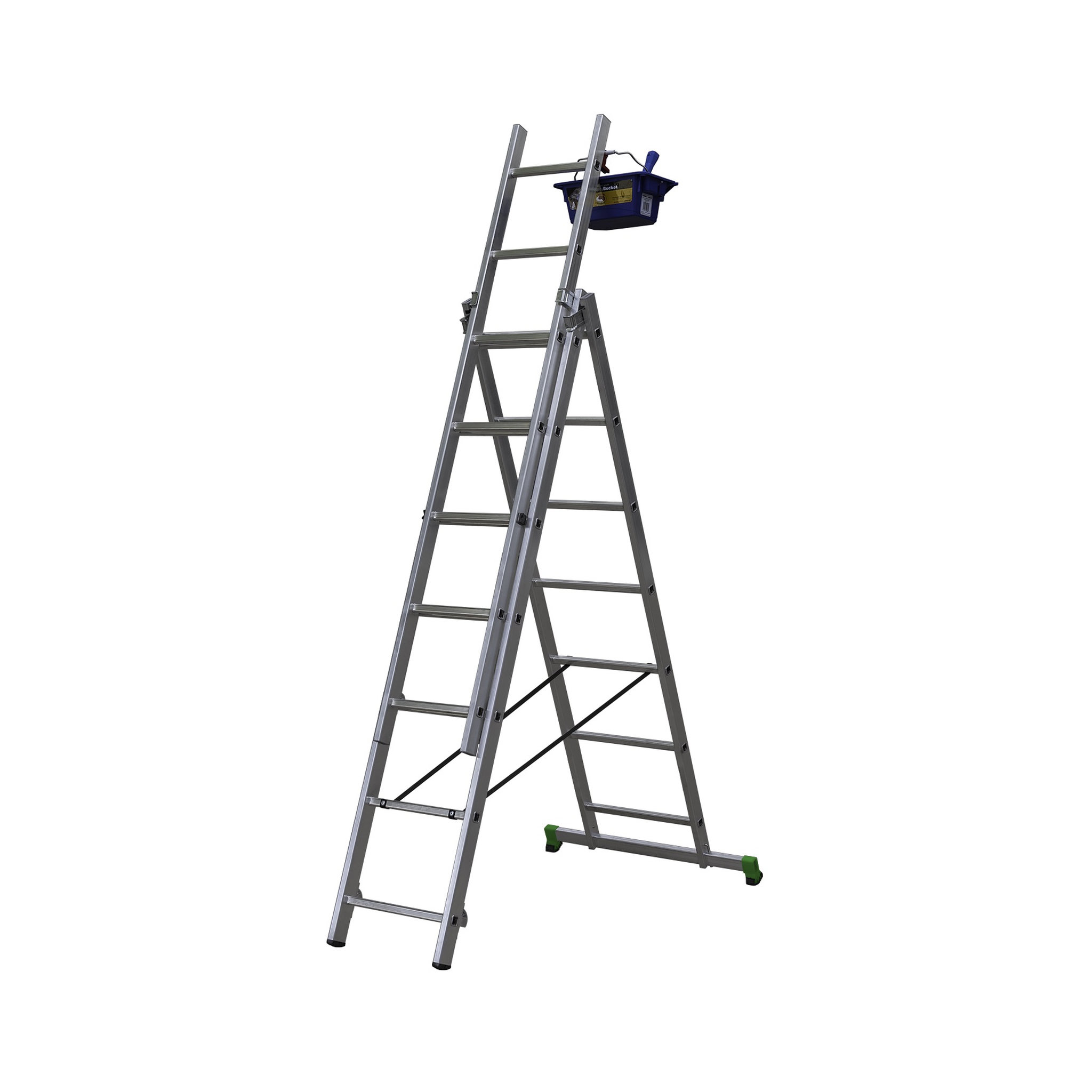 Voir la diapositive 2 : CENTAURE Echelle transformable 3 plans CLT3 2m05/4m00