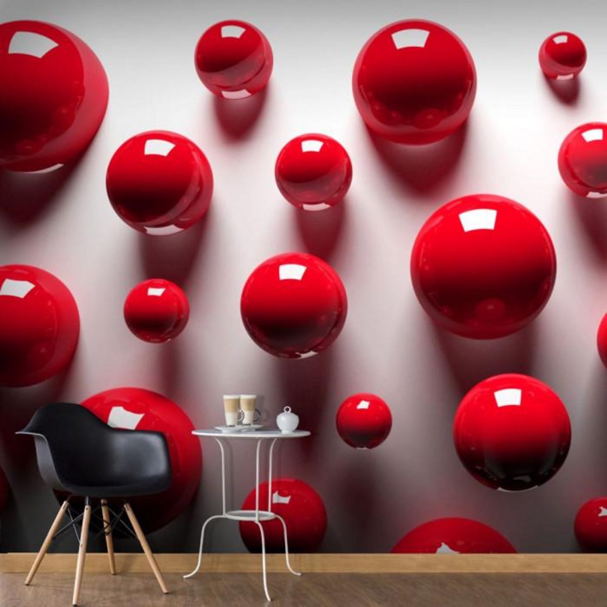 Paris Prix Papier Peint  Red Balls