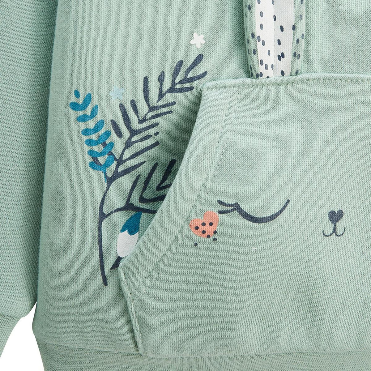 Petit Béguin Ensemble enfant sweat et pantalon en molleton Misscerise