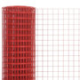 Voir la diapositive 3 : VIDAXL Grillage Acier avec revetement en PVC 10x1,5 m Rouge