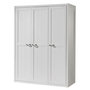 Voir la diapositive 1 : Armoire enfant  blanc laqué MARINE