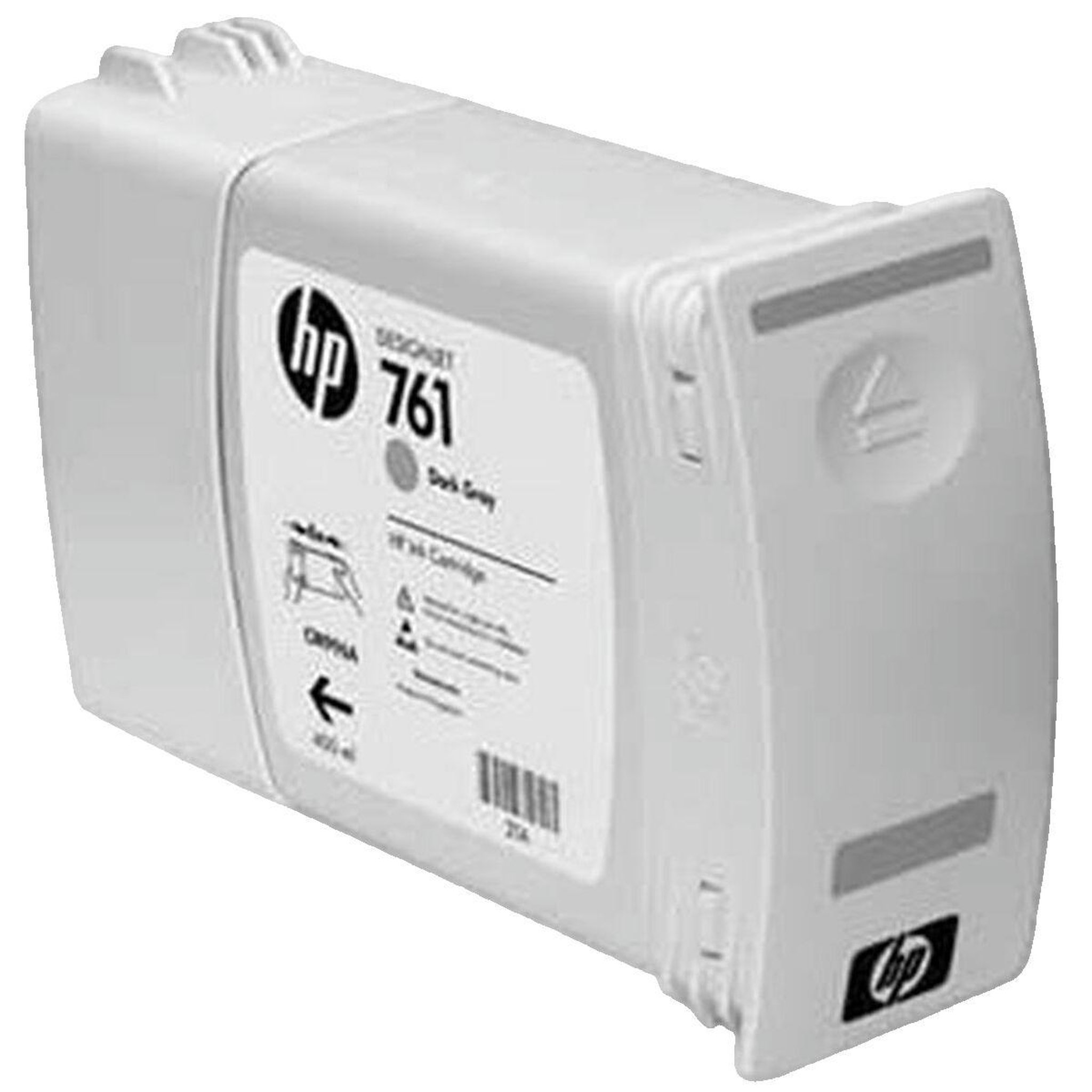 Voir la diapositive 2 : HP Cartouche d'encre HP 761 gris foncé 400 ml