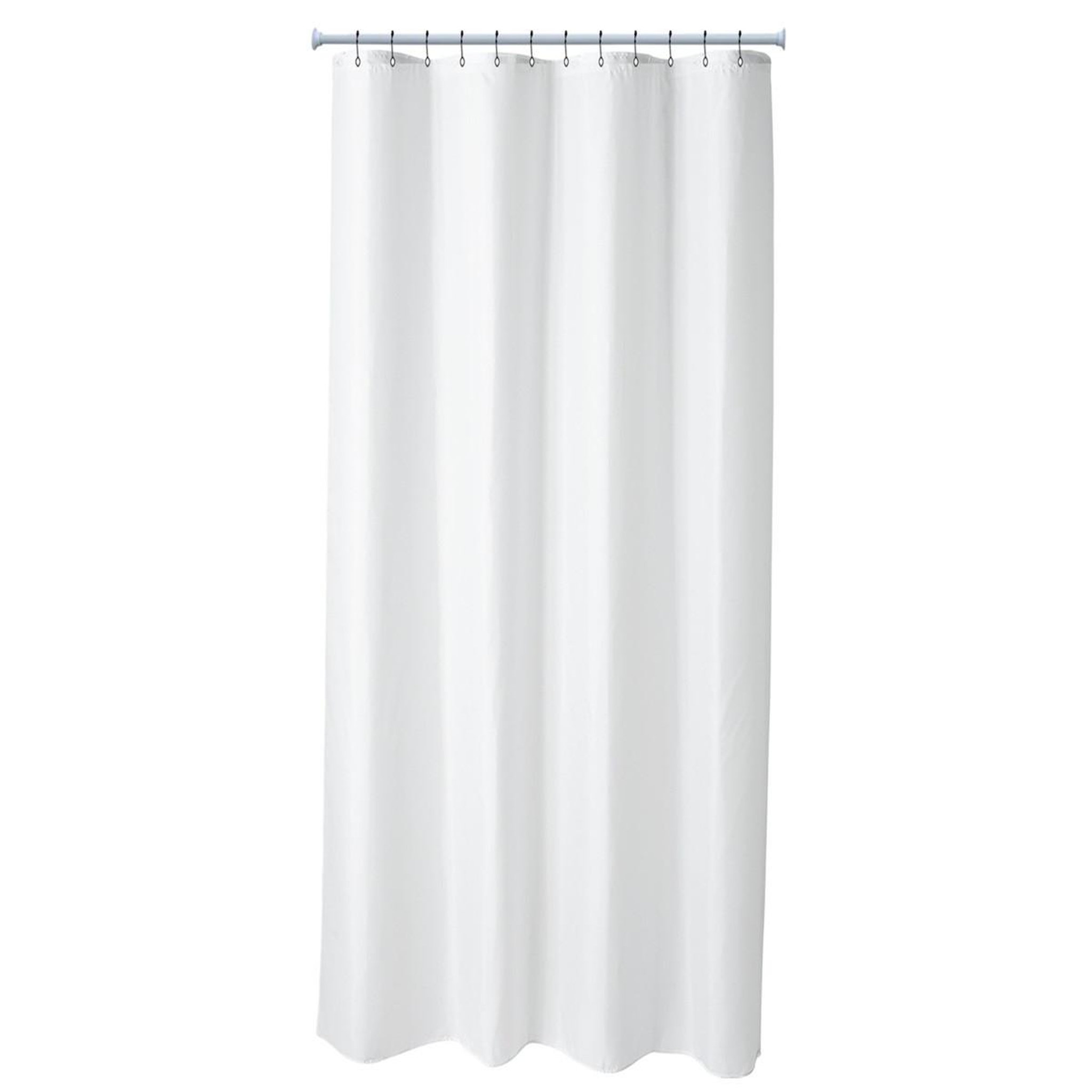Voir la diapositive 1 : GUY LEVASSEUR Rideau de douche uni en polyester essentiel