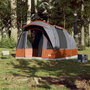 Voir la diapositive 3 : VIDAXL Tente de camping tunnel 3 personnes gris et orange imperméable