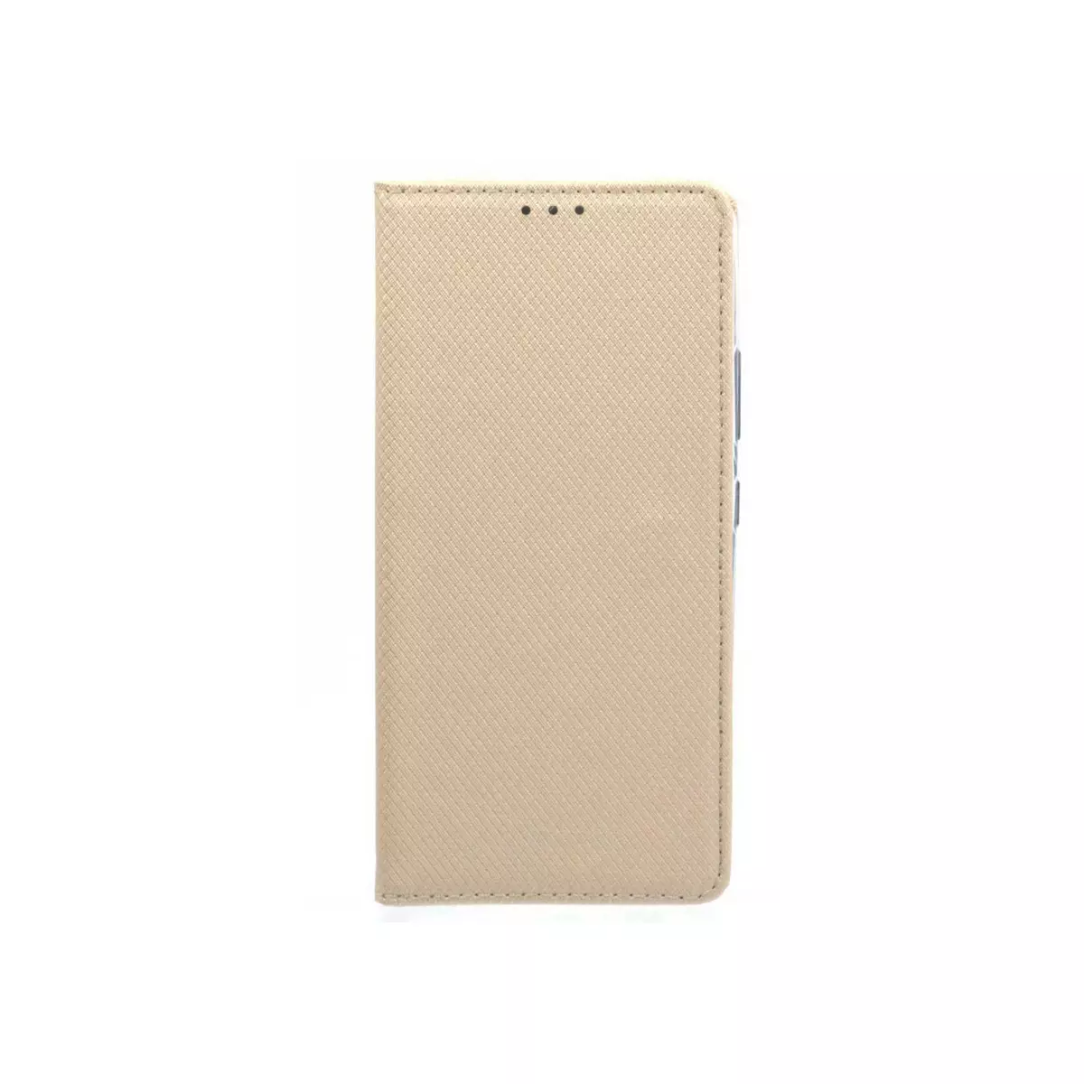 amahousse Housse dorée folio Galaxy S10 Lite texturée avec rabat aimanté