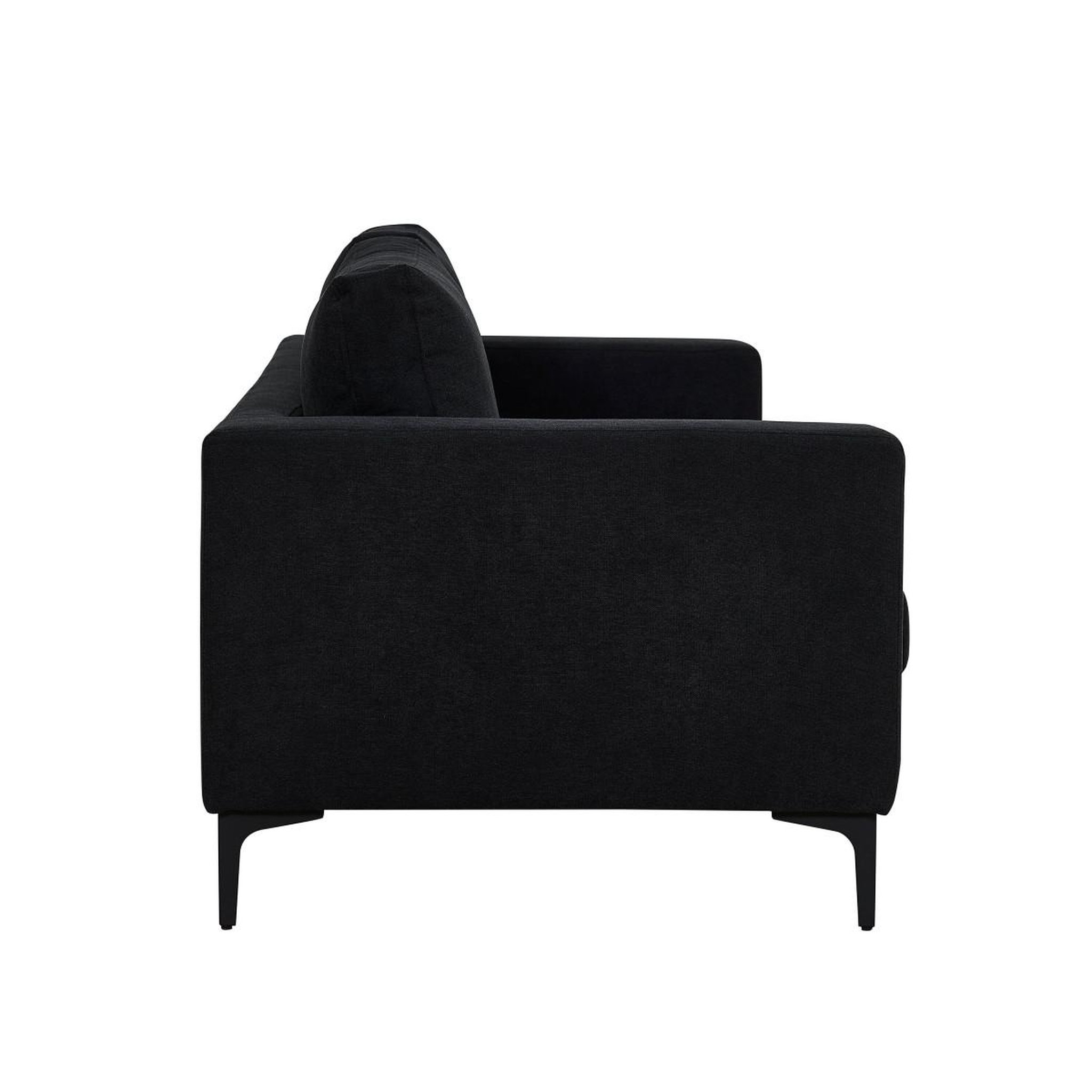 Voir la diapositive 4 : Paris Prix Canapé 3 places en velours  bolero  215cm noir