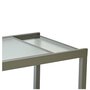 Voir la diapositive 3 : GARDENSTAR Table de jardin rectangulaire extensible - 6/8 places - Acier - Gris