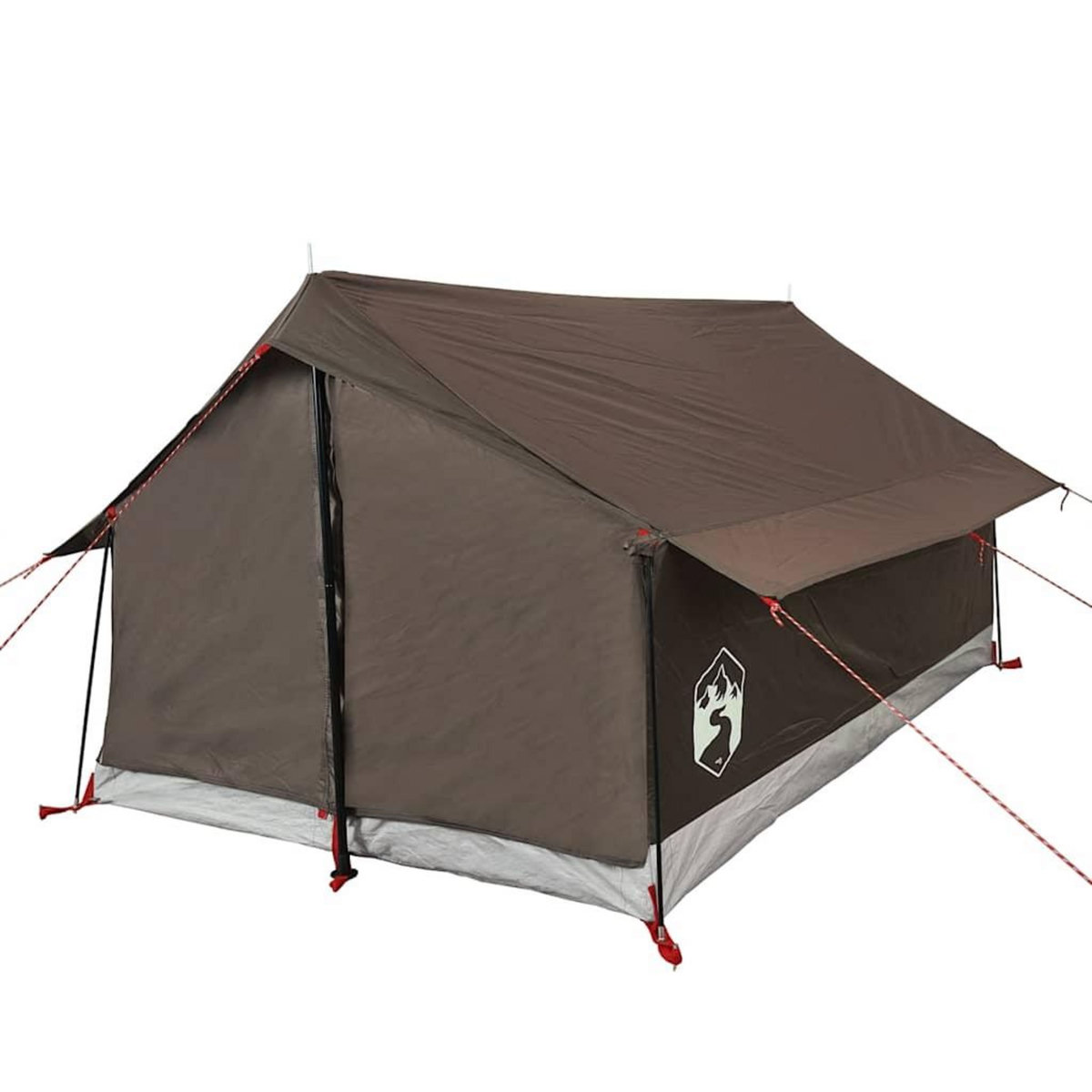 VIDAXL Tente de camping 2 personnes marron impermeable