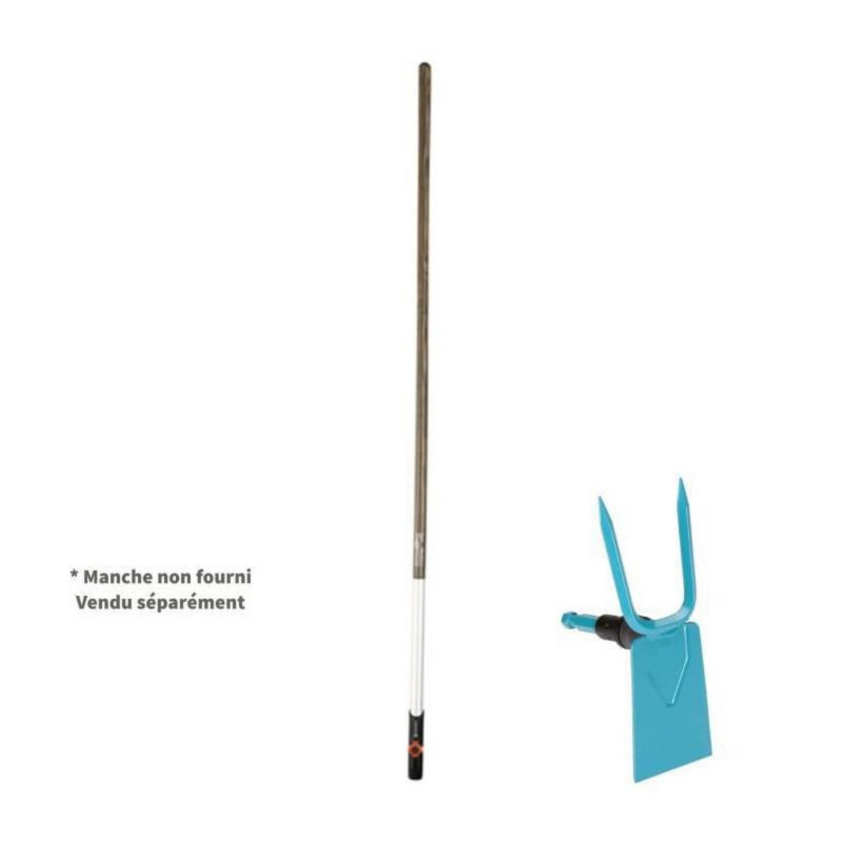 Gardena Serfouette combisystem - lame droite + deux dents