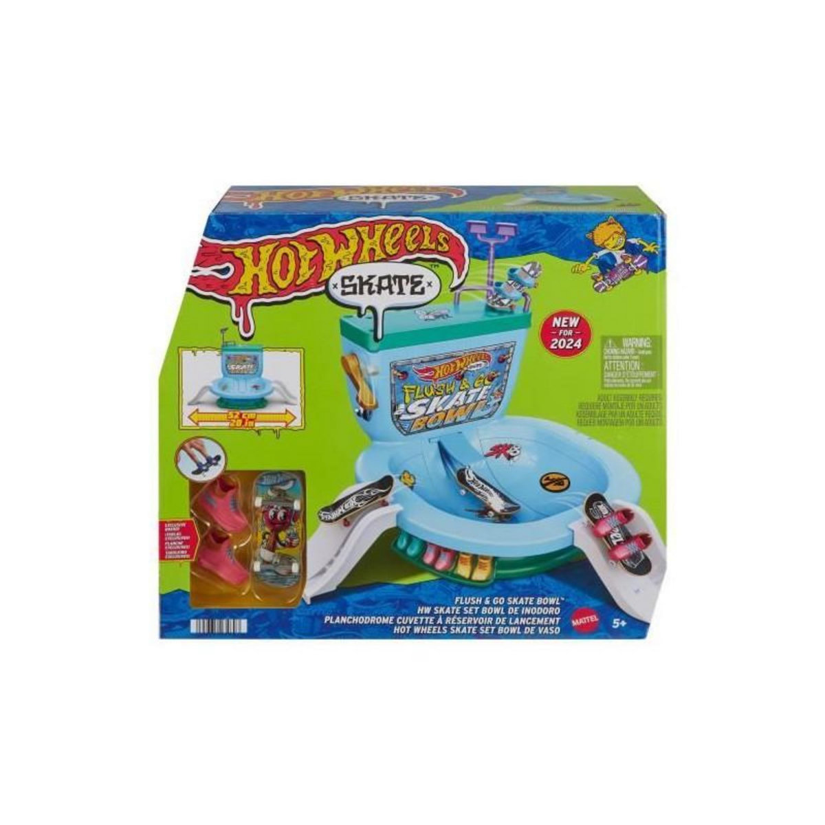 MATTEL Set de fingerboard Mattel Hot Wheels modulable avec rampe