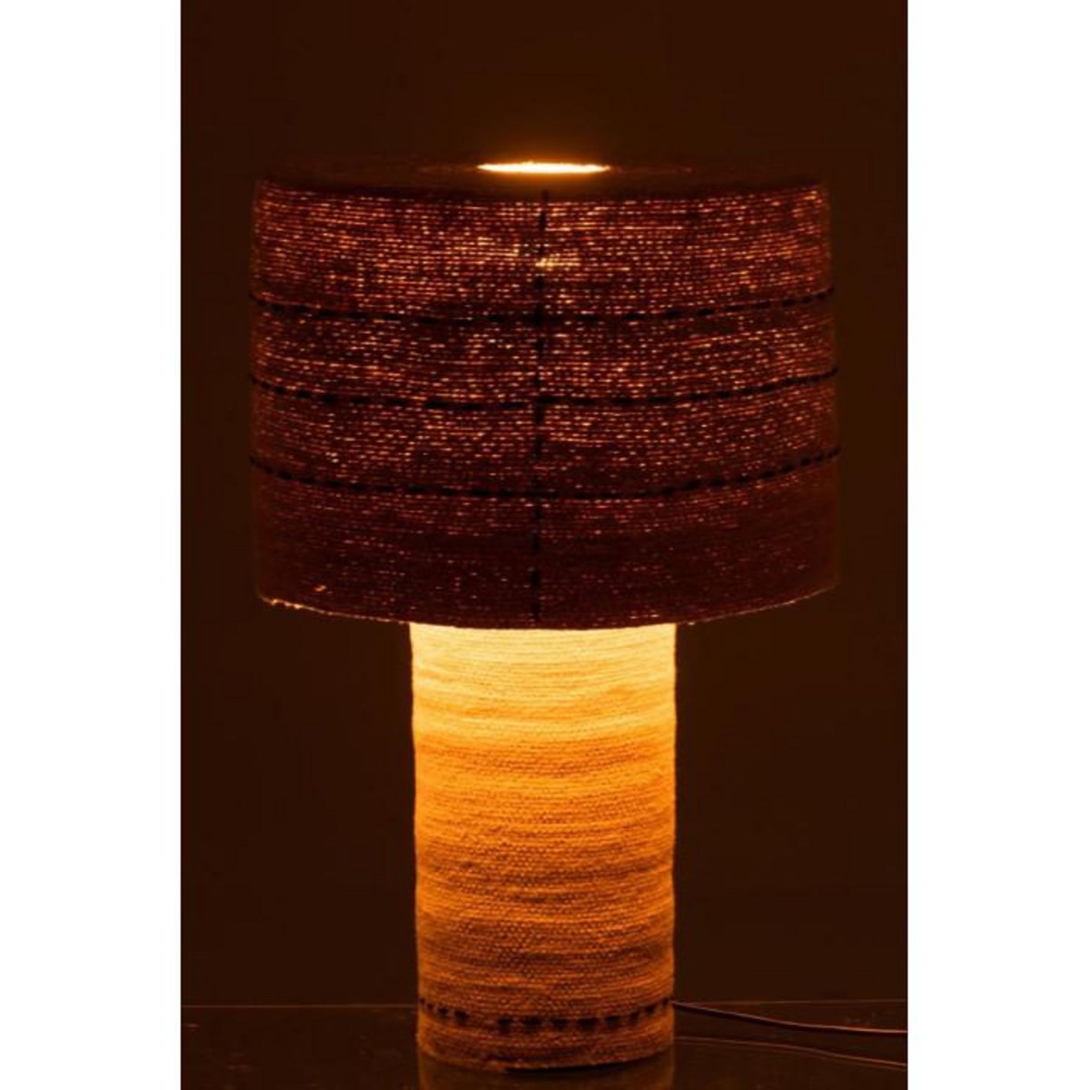 Paris Prix Lampe à Poser  Lignes de Pointillés  60cm Naturel
