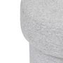 Voir la diapositive 2 : ATMOSPHERA Pouf Design  Tika  40cm Gris