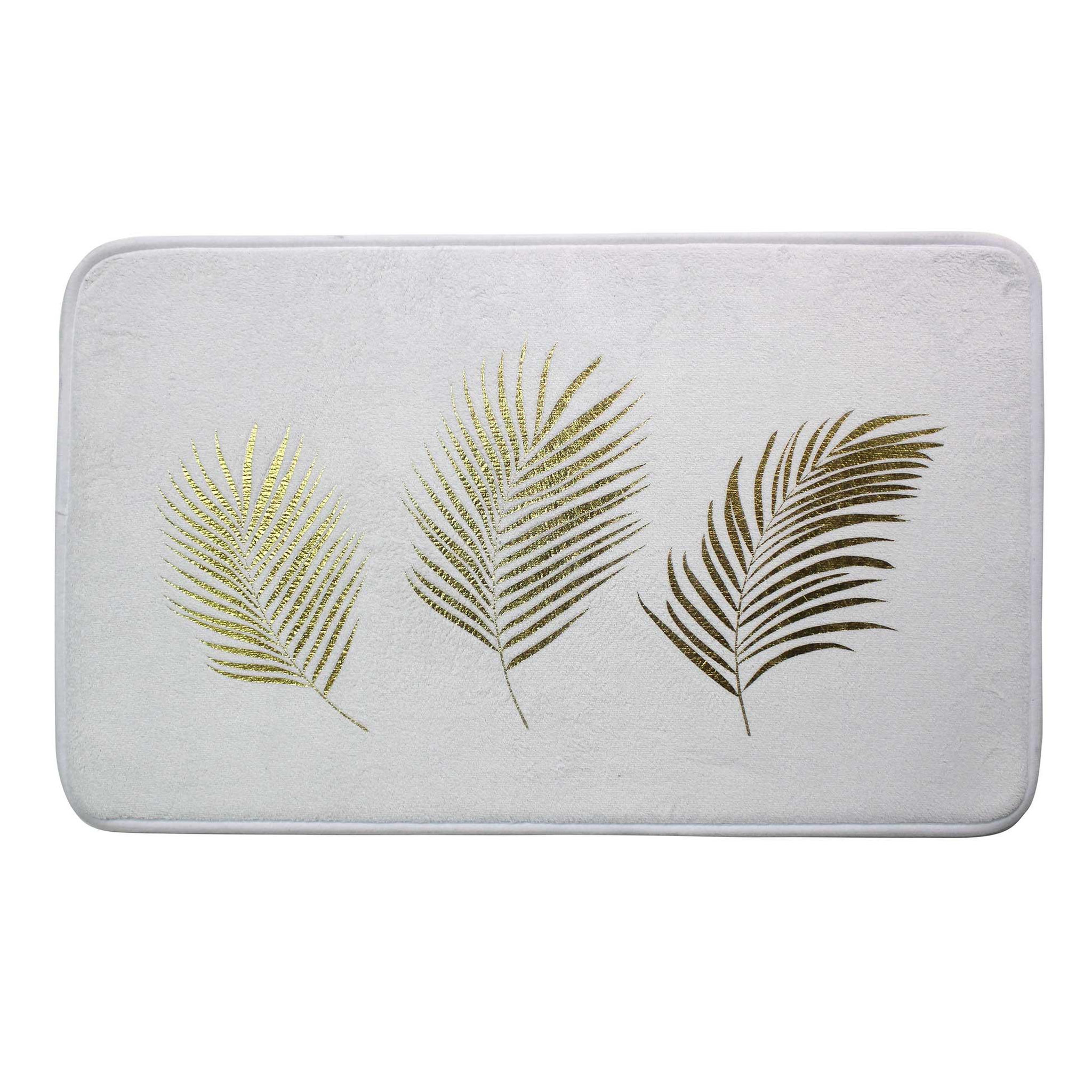 Eden Tapis de bain orbelles design et moderne. Coloris disponibles : Blanc