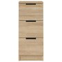 Voir la diapositive 6 : VIDAXL Buffet Chêne sonoma 30x30x70 cm Bois d ingénierie