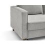 Voir la diapositive 5 : LISA DESIGN Jake - canapé d'angle droit 4 places convertible avec coffre en tissu velours relief