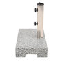 Voir la diapositive 2 : VIDAXL Socle de parasol Granite rectangulaire 25 kg