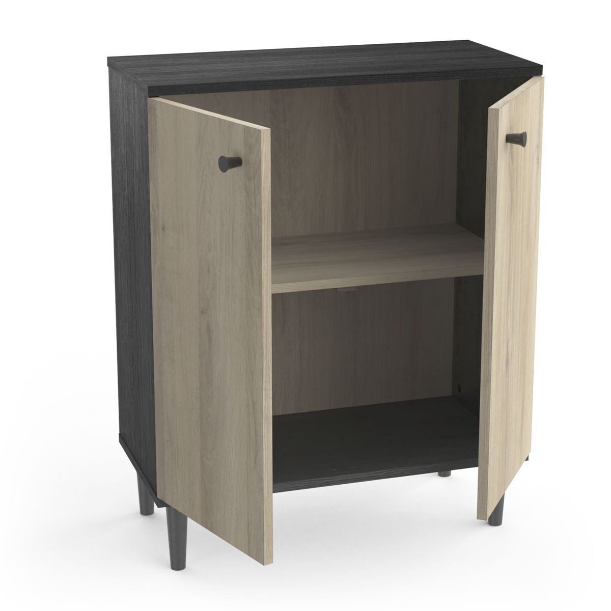 Buffet 2 portes style industriel L60cm SMART