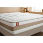 Voir la diapositive 4 : MARMOTTES&CO Pack prêt à dormir matelas LE TENDRE 140x190 Ressorts ensachés + Mémoire de forme + sommier Beige + 2 oreillers + couette