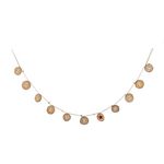 FEERIC LIGHT & CHRISTMAS Guirlande de Noël design rondin Jeanne. Coloris disponibles : Rouge