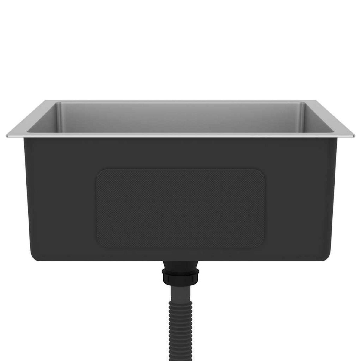 VIDAXL Evier de cuisine fait main Acier inoxydable