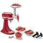 Voir la diapositive 2 : KitchenAid Accessoire hachoir à viande en métal pour robot artisan - 5ksmmga