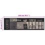 Voir la diapositive 5 : VIDAXL Tapis de cuisine lavable impression cafe noir 45x150 cm velours