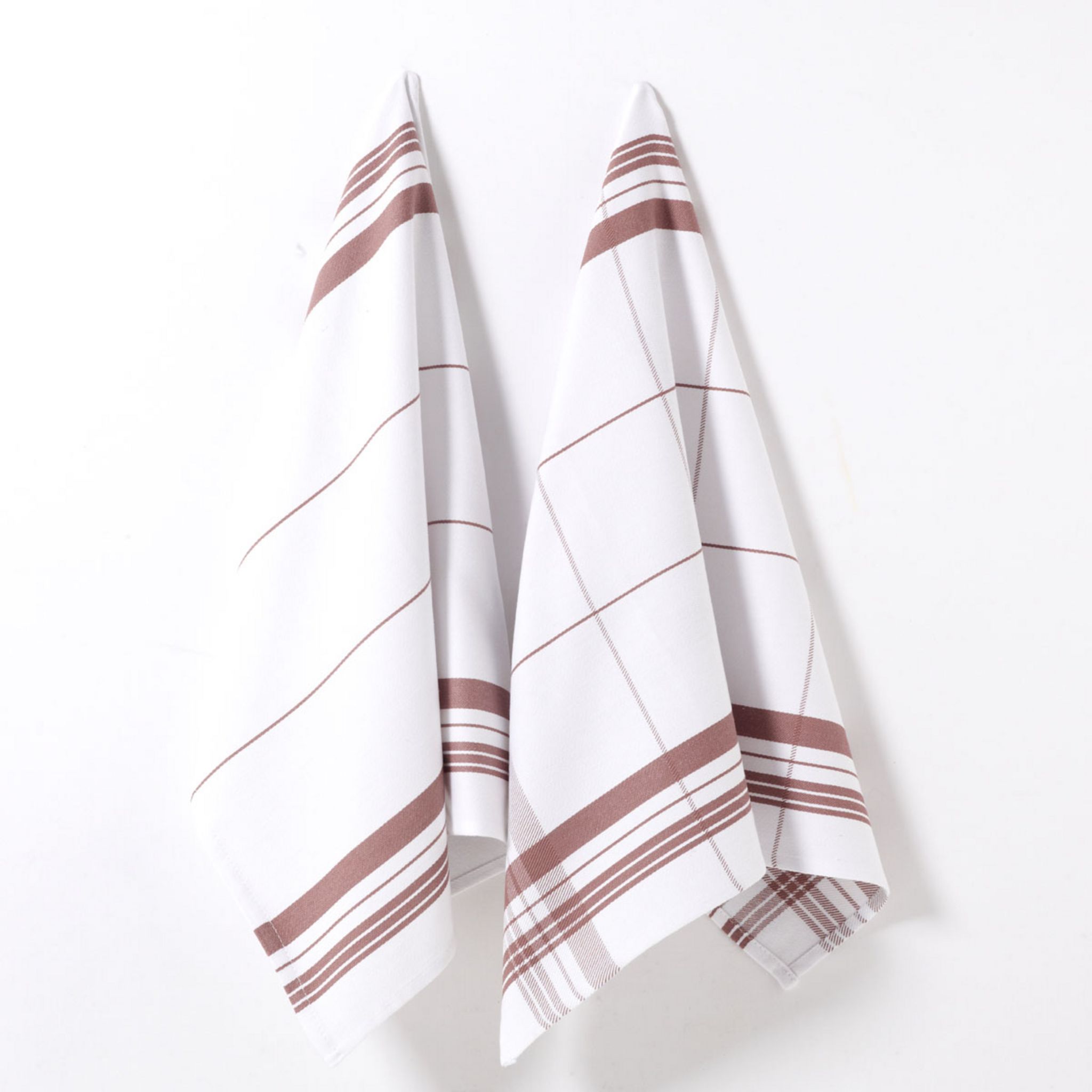Lot De 2 Torchons Coton Motif Londres - 82x48 Cm, Lavables Machine - 7
