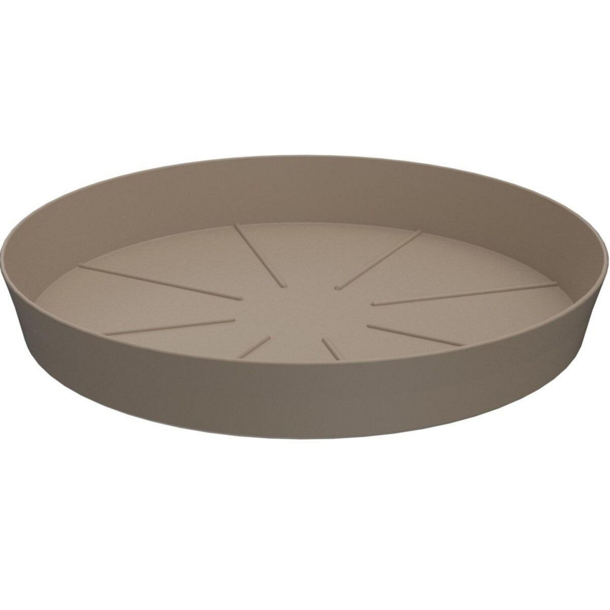GARDENSTAR Soucoupe en plastique -  25cm pour Pot ICFAL D35cm - Nomade