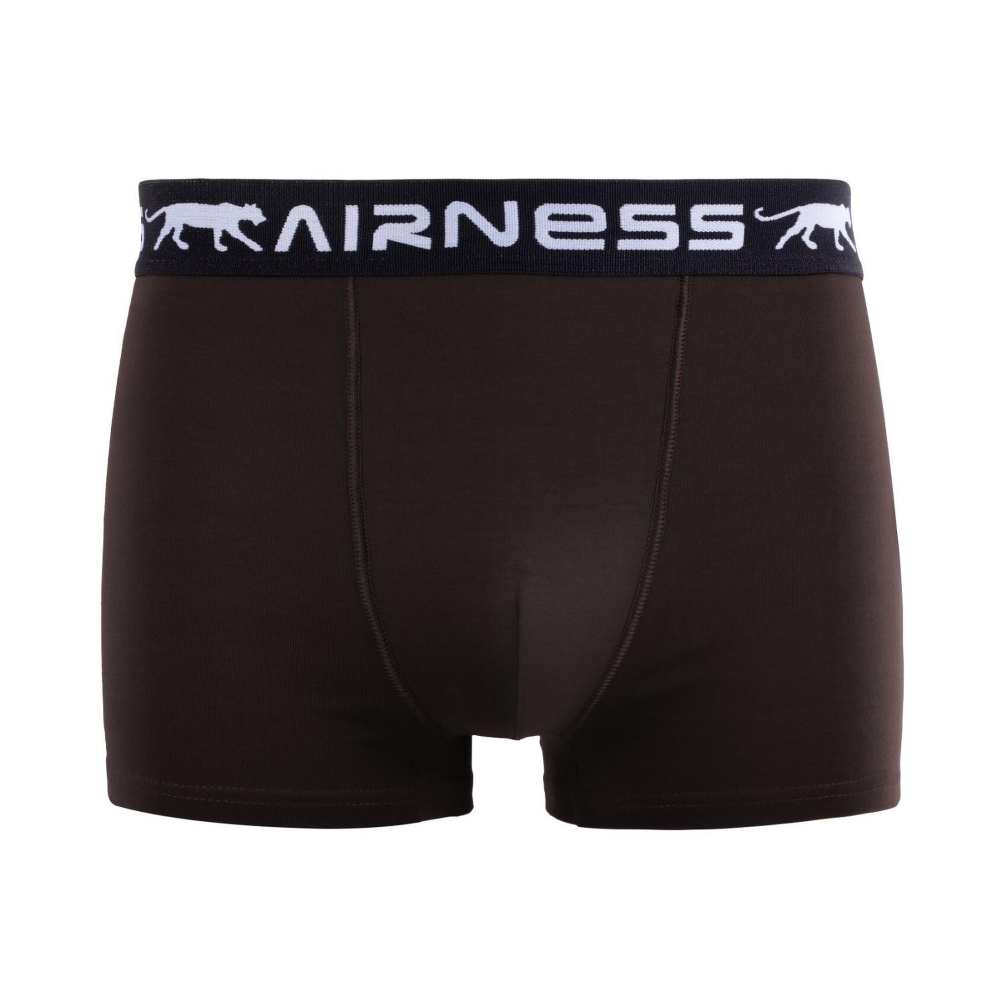Voir la diapositive 5 : Airness Lot de 5 boxers homme en coton ceinture colorée starter