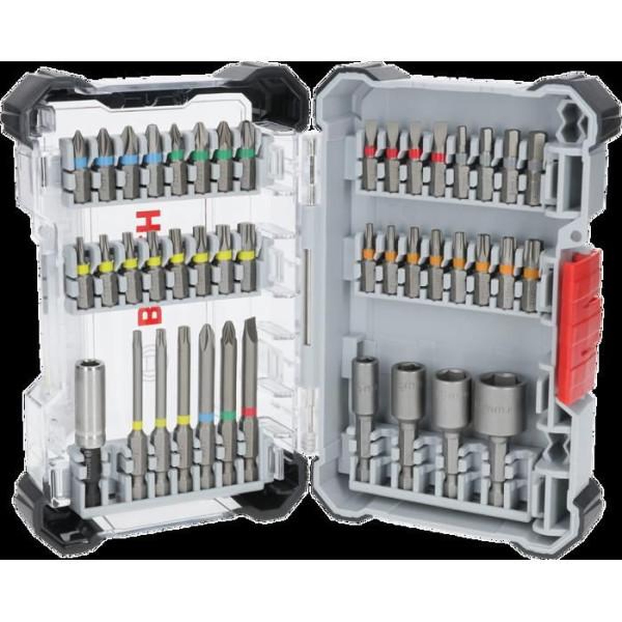 BOSCH Coffret d'embouts de vissage - bosch - 2607017723 - 43 pieces - acier s2 - boîte pick and click