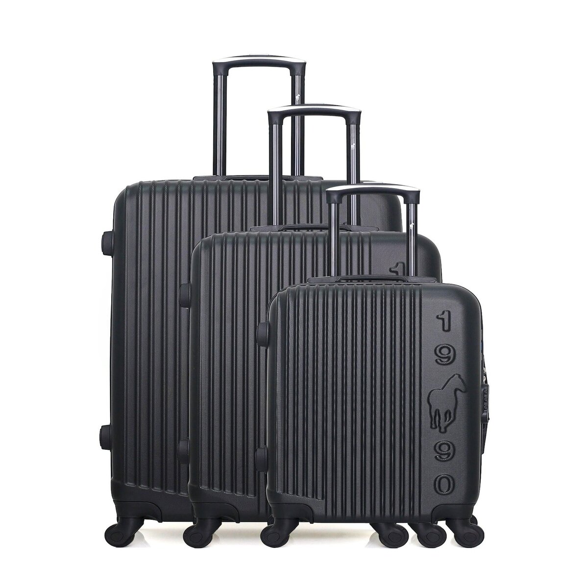 GENTLEMAN FARMER GENTLEMAN FARMER - Set de 3 Valises LIAM 75 cm 4 Roues