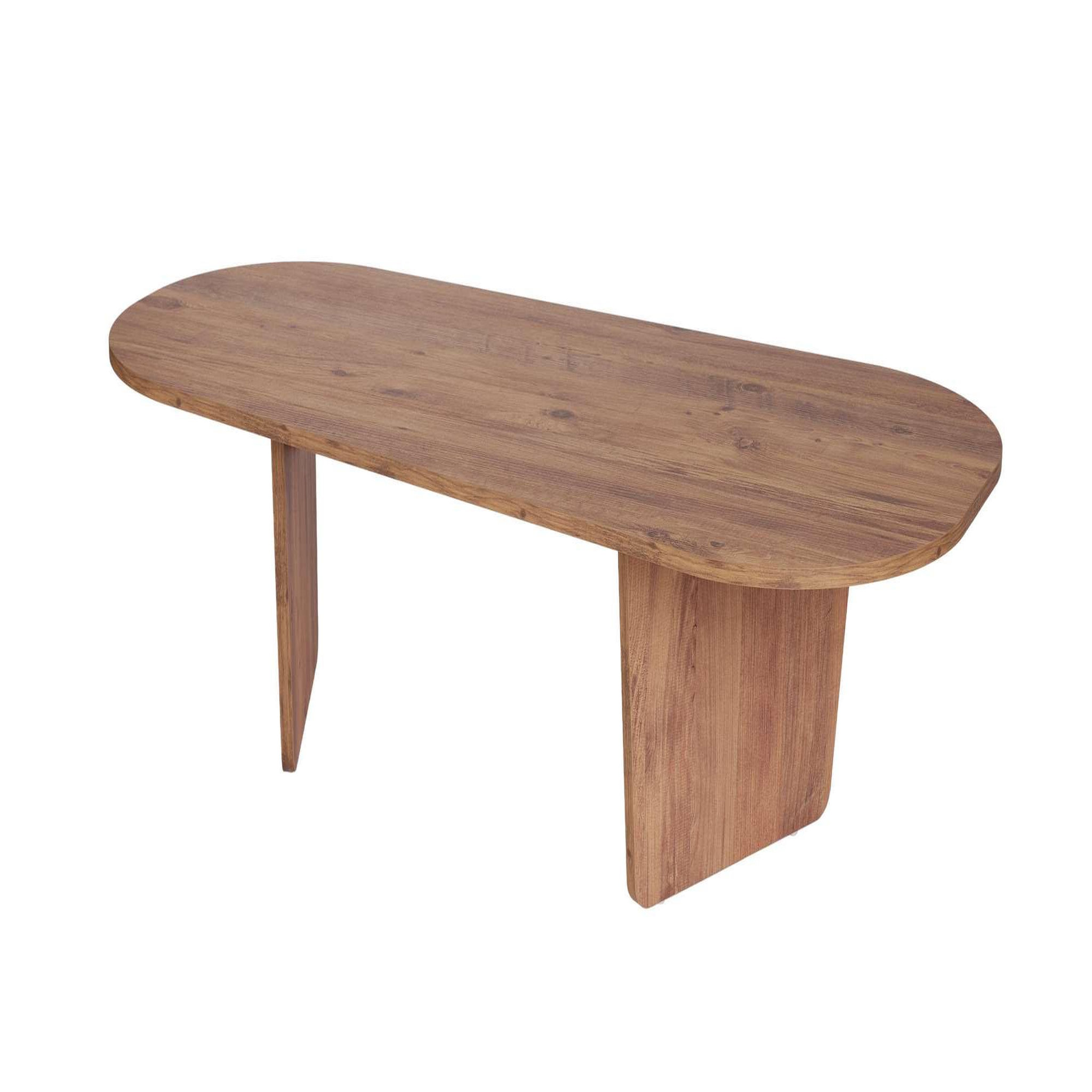 Habitat et Jardin Table basse en bois  ovalis  - 130 x 65 x 40 cm - pin atlantique