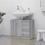 VIDAXL Armoire de lavabo Sonoma gris 63x30x54 cm Bois d'ingenierie