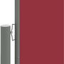 Voir la diapositive 3 : VIDAXL Auvent lateral retractable Rouge 117x1200 cm