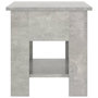 Voir la diapositive 5 : VIDAXL Table basse gris beton 40x40x42 cm bois d'ingenierie