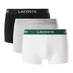 Lacoste X3 Sous-vêtement Gris/Blanc/ Homme Lacoste Stret. Coloris disponibles : Noir