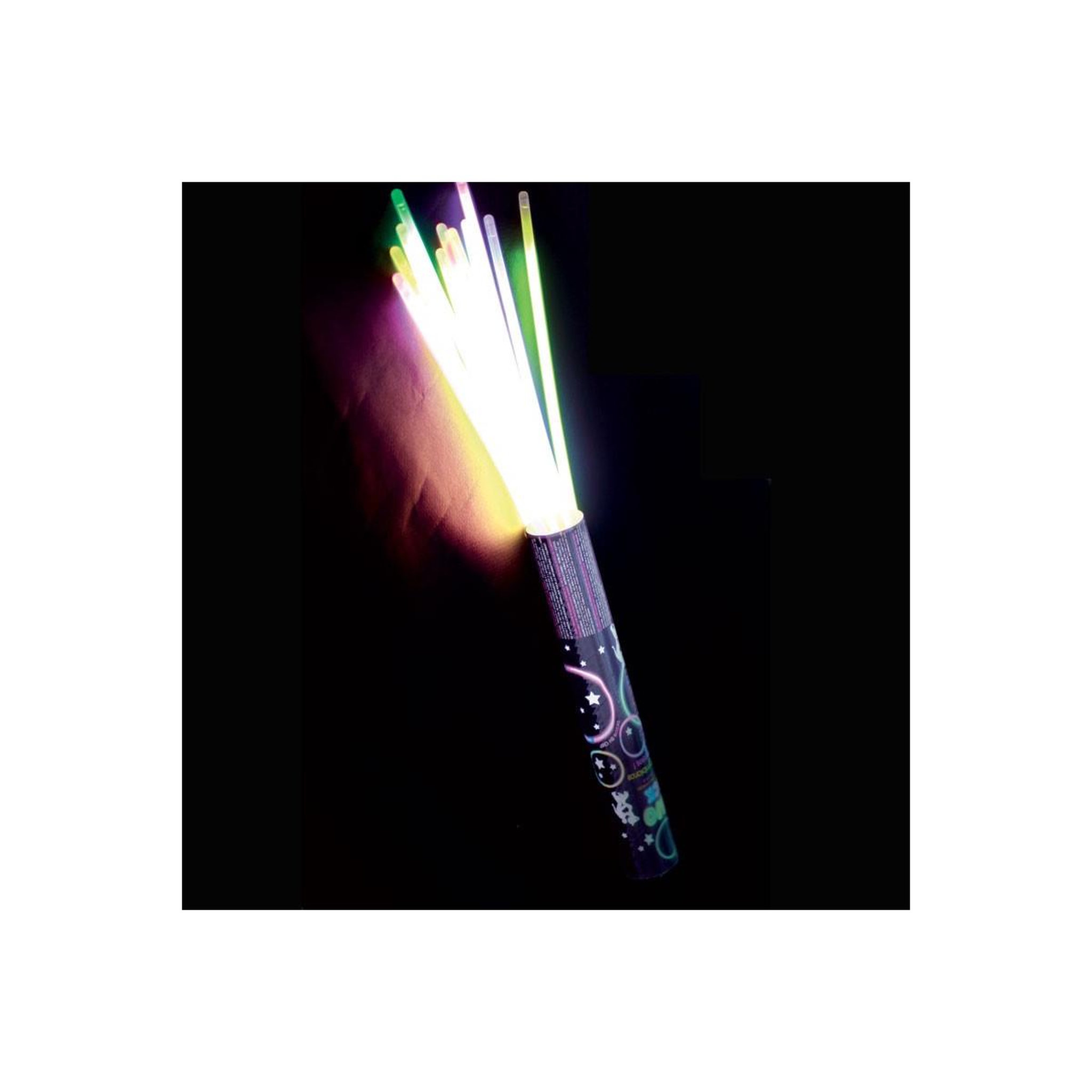 Voir la diapositive 2 : PARTY TIME Lot de 15 bâtons lumineux  lumio stick  20cm noir