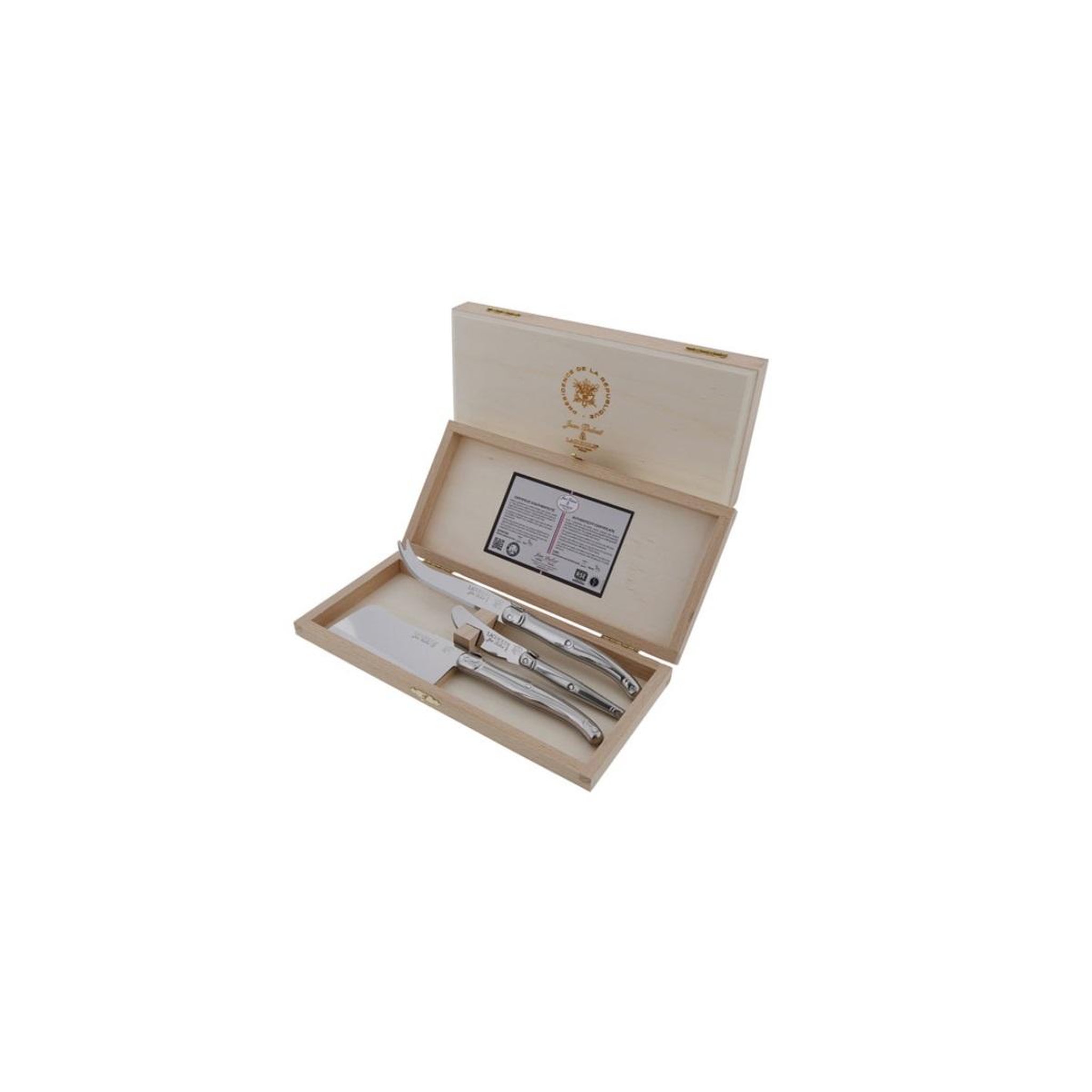Jean dubost Coffret 3 couteaux de cuisine inox - l0032524l06344