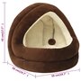 Voir la diapositive 6 : VIDAXL Lit pour chat 50x50x45 cm Marron et creme