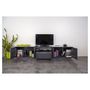 Voir la diapositive 6 : Meuble TV moderne 4 portes 1 tiroir 220 cm LUCERA
