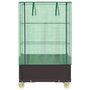 Voir la diapositive 4 : VIDAXL Jardiniere surelevee avec housse et roues aspect rotin