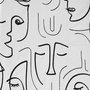 Voir la diapositive 2 : Paris Prix Tapis Déco  Arty  120x170cm Blanc & Noir