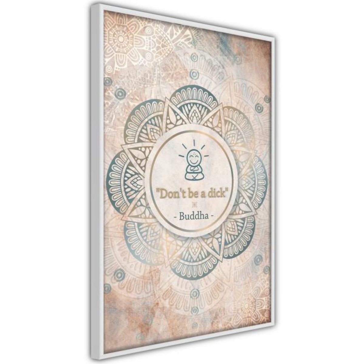 Paris Prix Affiche Murale Encadrée  Buddha Is Right
