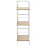 Voir la diapositive 4 : VIDAXL Bibliotheque a 3 niveaux chene 60x27,6x90,5cm bois d'ingenierie